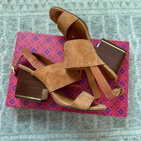 TORY BURCH SELBY 75MM BLOCK HEEL SANDAL - Picture 5 of 13